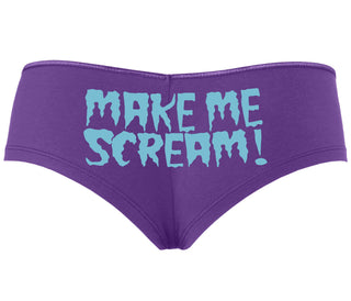 Make Me Scream - Purple Boyshort