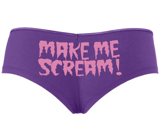 Make Me Scream - Purple Boyshort
