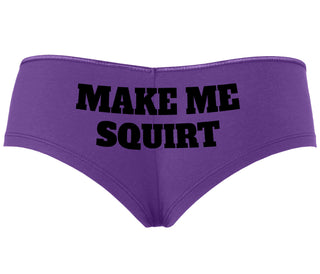 Make Me Squirt - Purple Boyshort