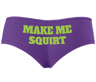 Make Me Squirt - Purple Boyshort