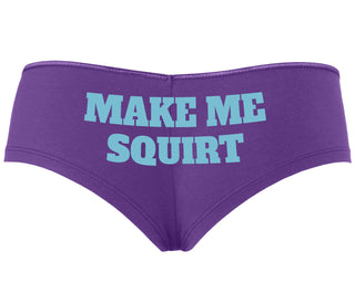 Make Me Squirt - Purple Boyshort
