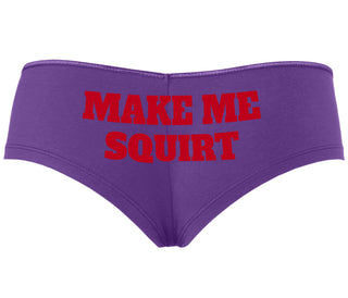 Make Me Squirt - Purple Boyshort