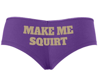 Make Me Squirt - Purple Boyshort