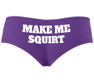 Make Me Squirt - Purple Boyshort