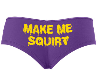 Make Me Squirt Wet - Purple Boyshort