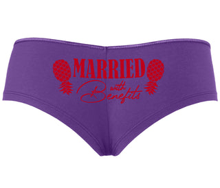 Married With Benefits - Purple Boyshort