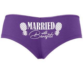 Married With Benefits - Purple Boyshort
