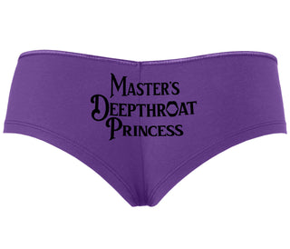 Master's Deepthroat Princess - Purple Boyshort
