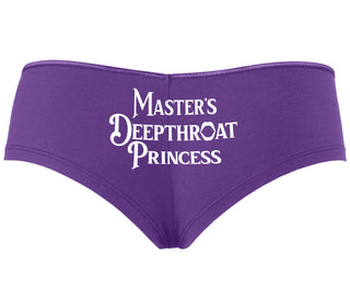 Master's Deepthroat Princess - Purple Boyshort