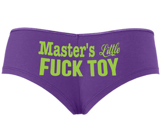 Master's Little Fuck Toy - Purple Boyshort