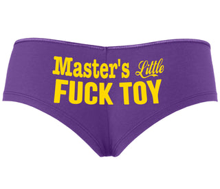 Master's Little Fuck Toy - Purple Boyshort