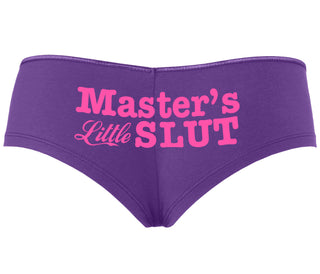 Master's Little Slut - Purple Boyshort