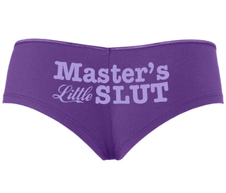 Master's Little Slut - Purple Boyshort