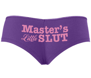 Master's Little Slut - Purple Boyshort