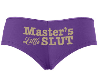 Master's Little Slut - Purple Boyshort