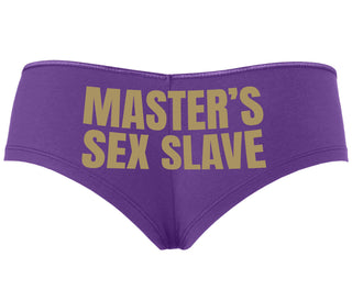 Masters Sex Slave - Purple Boyshort