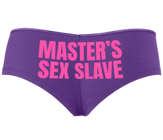 Masters Sex Slave - Purple Boyshort