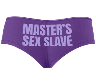 Masters Sex Slave - Purple Boyshort