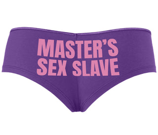 Masters Sex Slave - Purple Boyshort