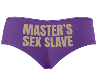 Masters Sex Slave - Purple Boyshort