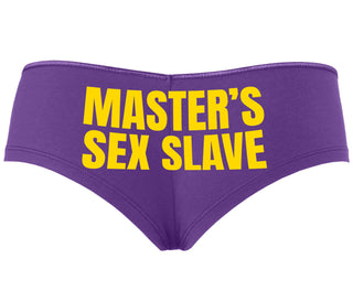 Masters Sex Slave - Purple Boyshort