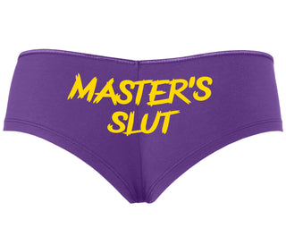 Master's Slut - Purple Boyshort