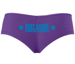 May Cause Erections - Purple Boyshort