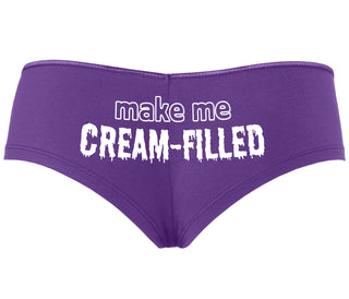 Make Me Cream Filled - Purple Boyshort