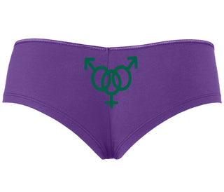 MMF Threesome - Purple Boyshort