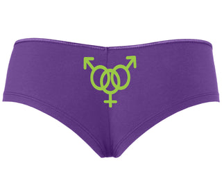 MMF Threesome - Purple Boyshort