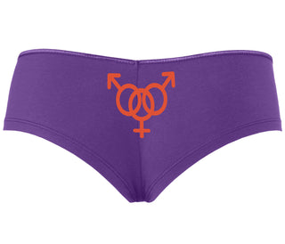 MMF Threesome - Purple Boyshort