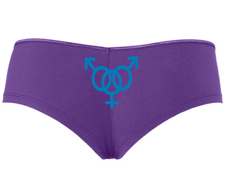 MMF Threesome - Purple Boyshort