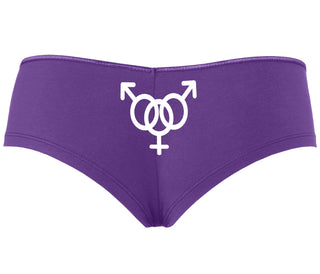 MMF Threesome - Purple Boyshort