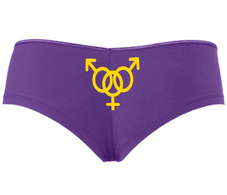 MMF Threesome - Purple Boyshort