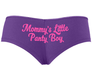 Mommy's Little Panty Boy - Purple Boyshort
