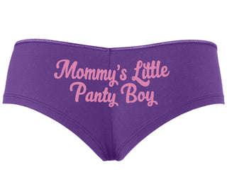 Mommy's Little Panty Boy - Purple Boyshort