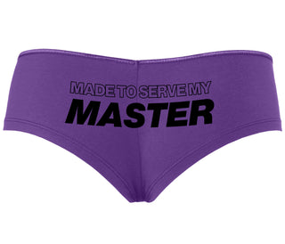 Made To Serve My Master - Purple Boyshort