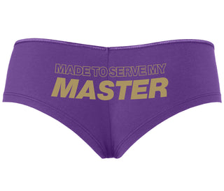 Made To Serve My Master - Purple Boyshort