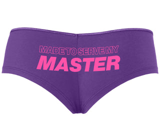 Made To Serve My Master - Purple Boyshort