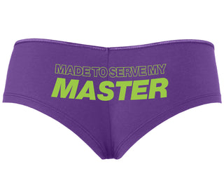 Made To Serve My Master - Purple Boyshort
