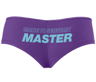 Made To Serve My Master - Purple Boyshort