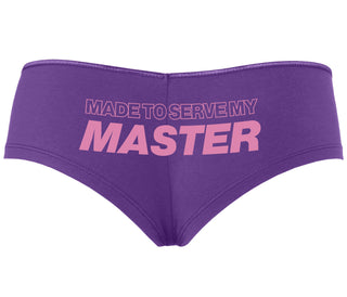 Made To Serve My Master - Purple Boyshort