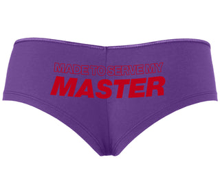 Made To Serve My Master - Purple Boyshort