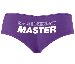 Made To Serve My Master - Purple Boyshort