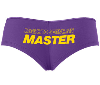 Made To Serve My Master - Purple Boyshort