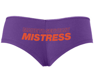 Made To Serve My Mistress - Purple Boyshort