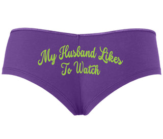 My Husband Likes To Watch - Purple Boyshort