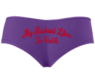 My Husband Likes To Watch - Purple Boyshort