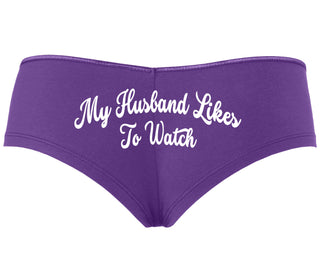 My Husband Likes To Watch - Purple Boyshort