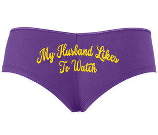 My Husband Likes To Watch - Purple Boyshort